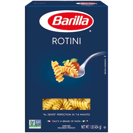 Barilla Barilla Rotini Pasta 16 oz., PK12 1000010544